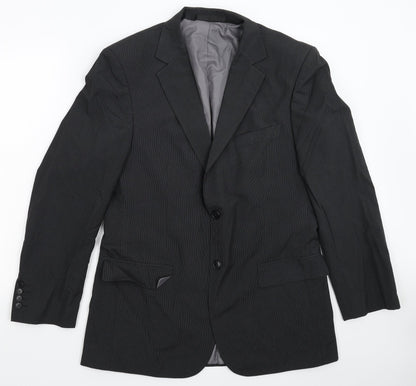 Mens UK Size 40 Marks and Spencer Regular Black Suit Jacket