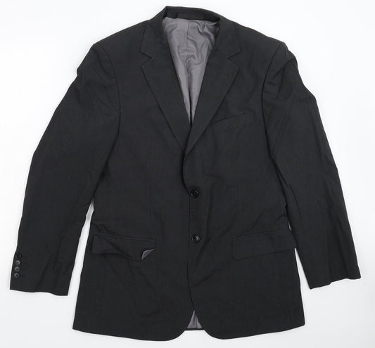 Mens UK Size 40 Marks and Spencer Regular Black Suit Jacket