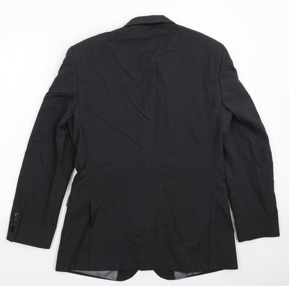 Mens UK Size 40 Marks and Spencer Regular Black Suit Jacket