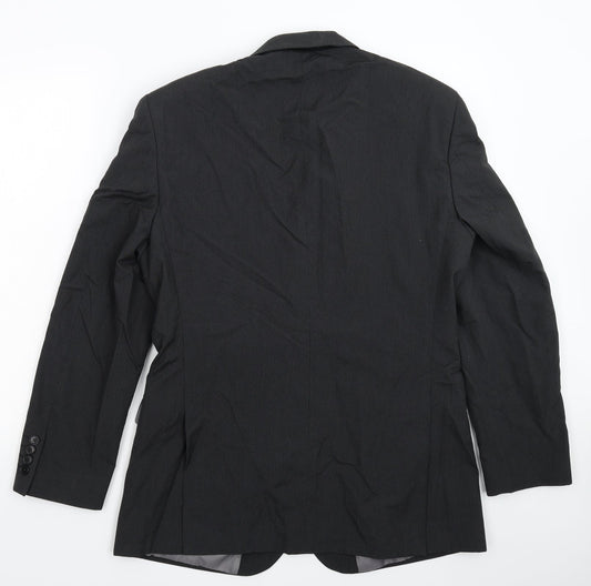 Mens UK Size 40 Marks and Spencer Regular Black Suit Jacket
