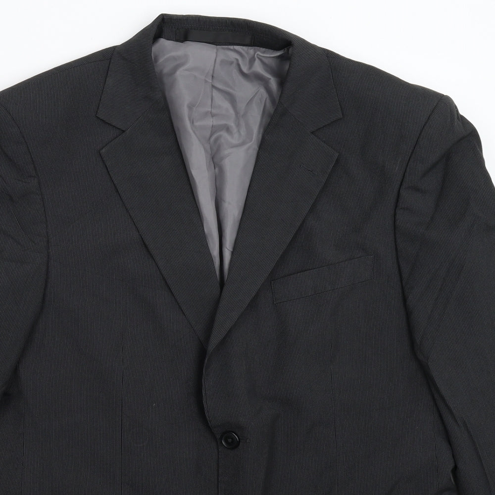Mens UK Size 40 Marks and Spencer Regular Black Suit Jacket