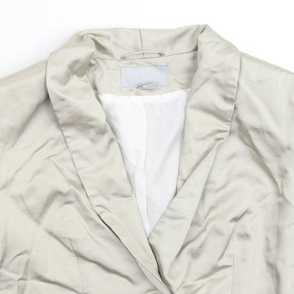 H&M Womens Silver   Jacket Blazer Size 14