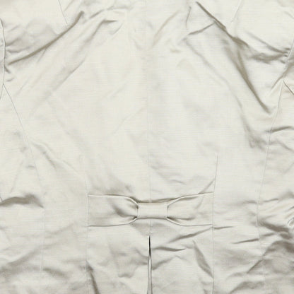 H&M Womens Silver   Jacket Blazer Size 14