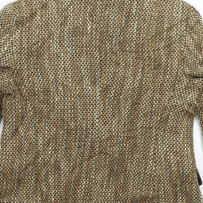Womens UK Size 10 Marks and Spencer Regular Gold Blazer
