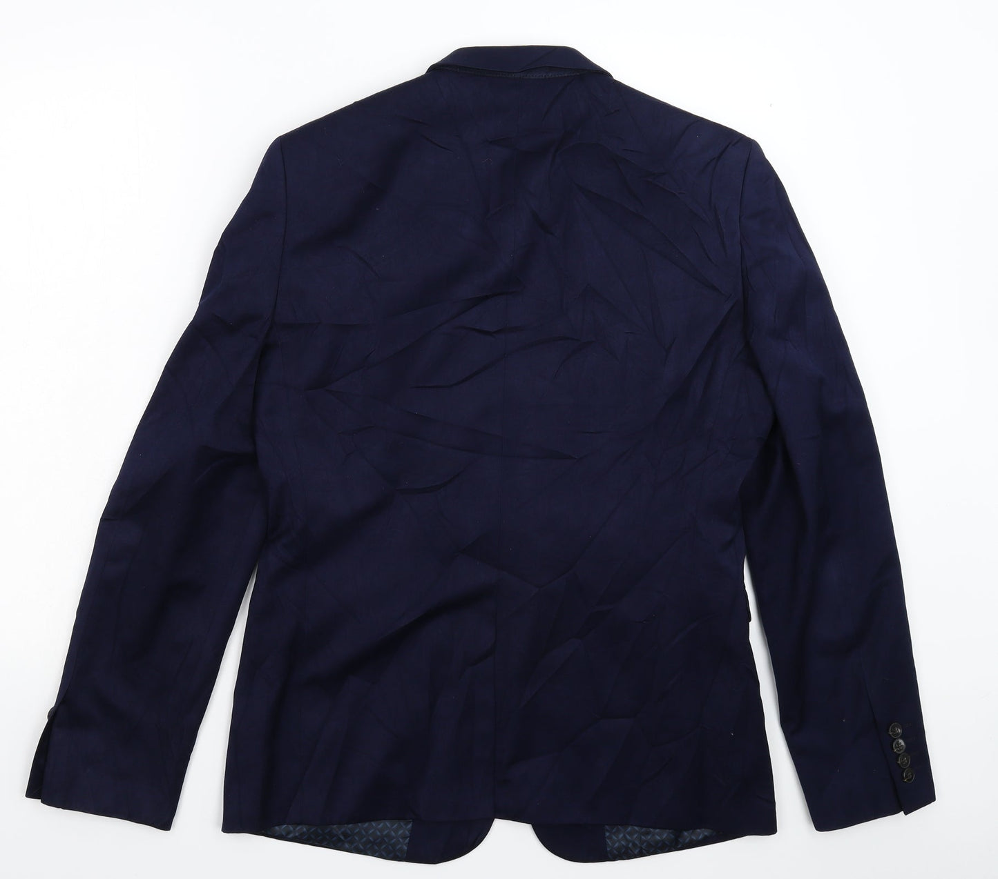 Mens UK Size 40 Burton Regular Blue Suit Jacket