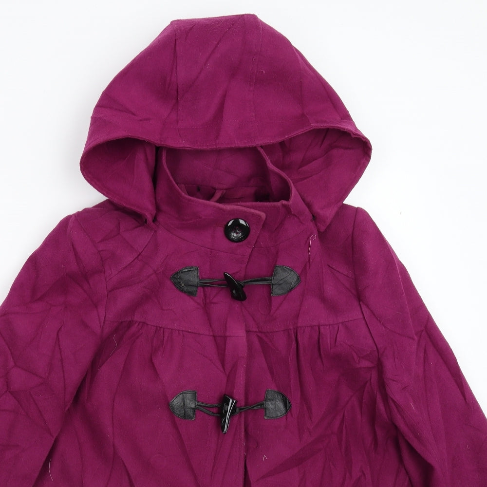 F&F Womens Pink   Pea Coat Coat Size 10