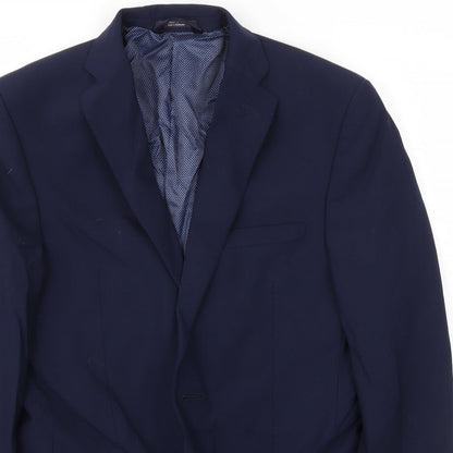 Mens UK Size 38 M&S Regular Blue Suit Tuxedo