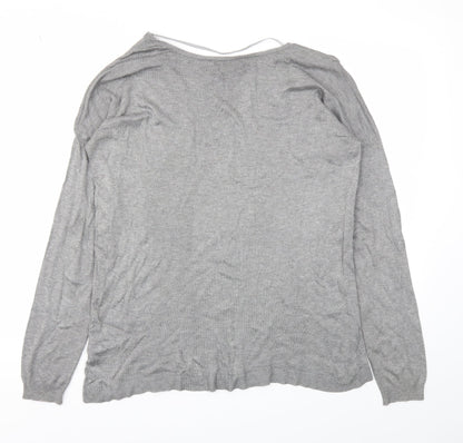 Primark Womens Grey   Pullover Jumper Size 14