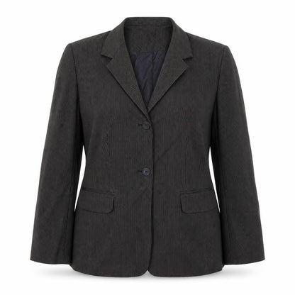 et  vous Womens Brown   Jacket Blazer Size 14