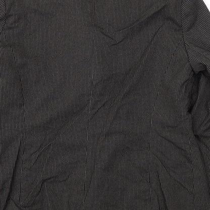 et  vous Womens Brown   Jacket Blazer Size 14