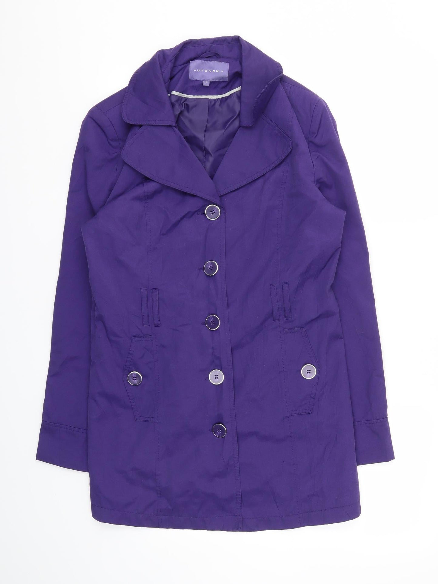 Autonomy Womens Purple   Jacket Coat Size 14