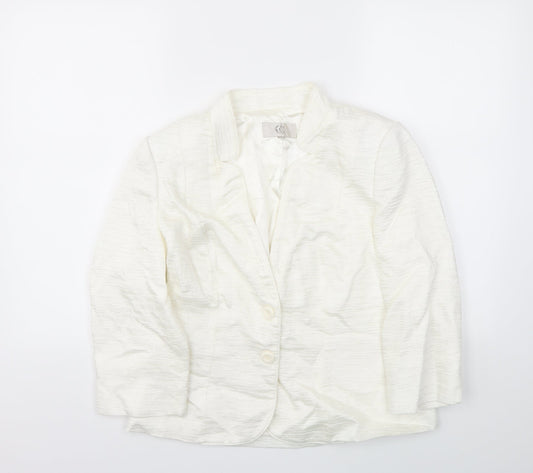 CC Womens Ivory   Jacket Blazer Size 12