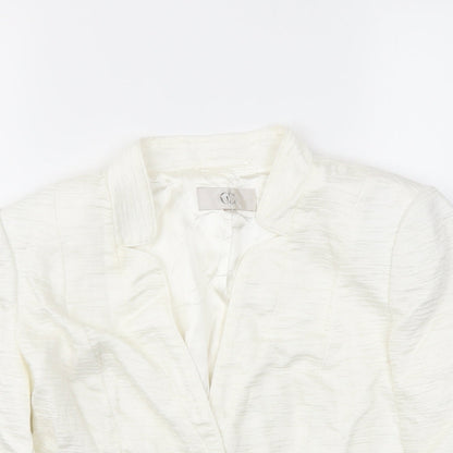 CC Womens Ivory   Jacket Blazer Size 12