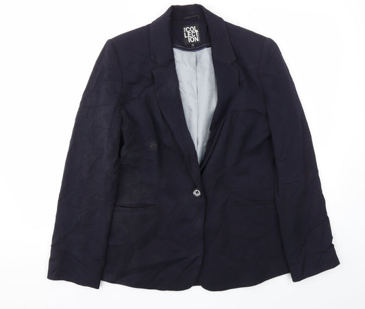 Debenhams Womens Blue   Jacket Blazer Size 14