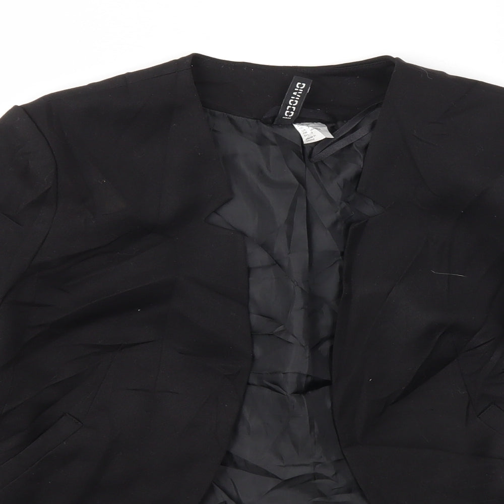 H&M Womens Black   Jacket Blazer Size 8