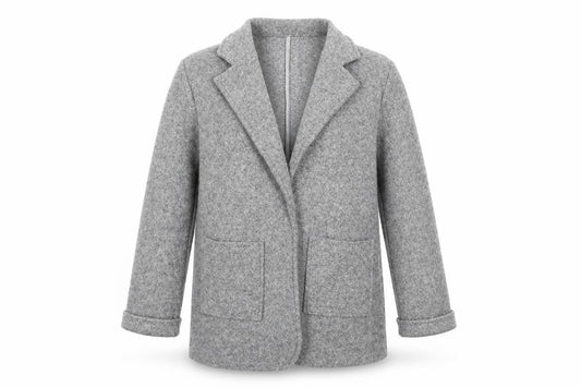 Womens UK Size 10 River Island Grey Overcoat
