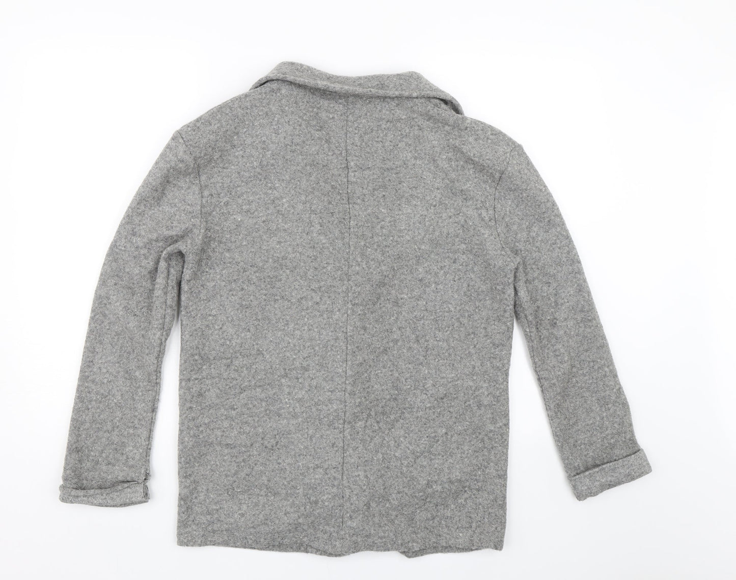 Womens UK Size 10 River Island Grey Overcoat