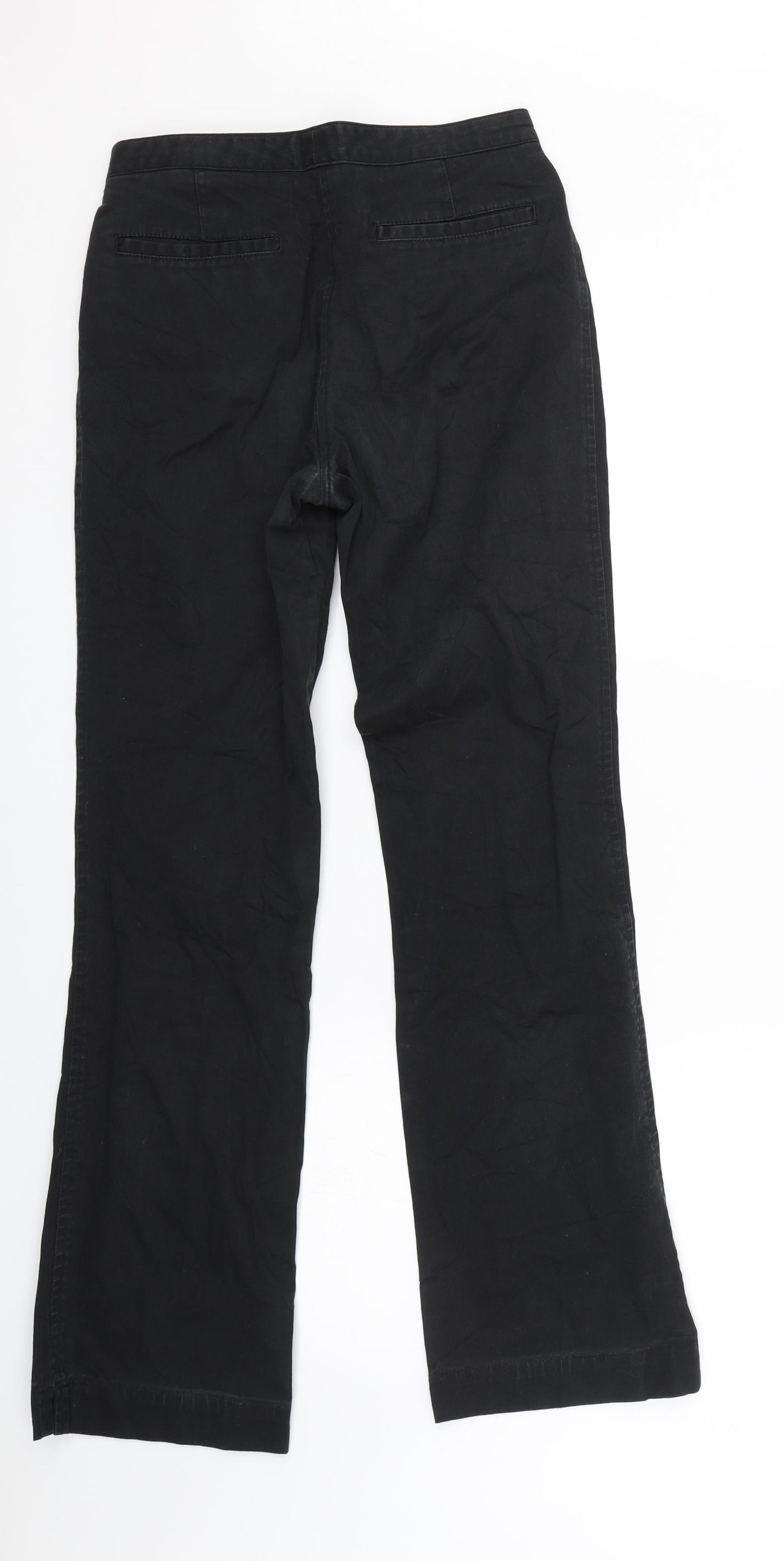 Womens UK Size 8 Marks & spencer Regular Fit Straight Black Jeans
