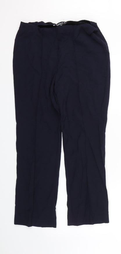 Bnmarche Womens Blue   Trousers  Size 10 L24 in