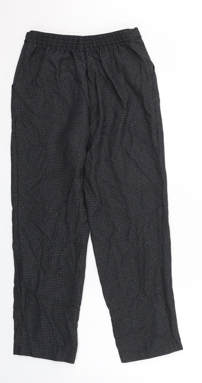 Womens UK Size 10 M&S Regular Fit  Black Trousers