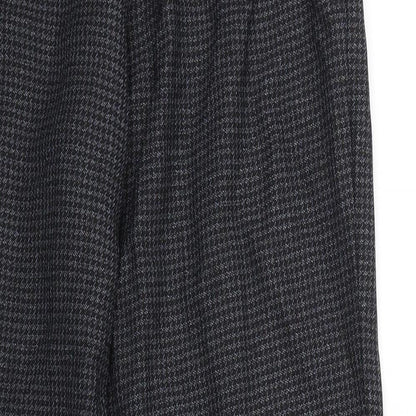 Womens UK Size 10 M&S Regular Fit  Black Trousers