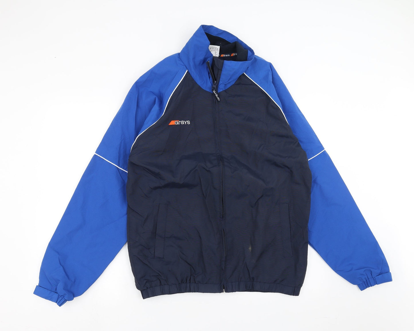 Mens UK Size M Grays Blue Jacket