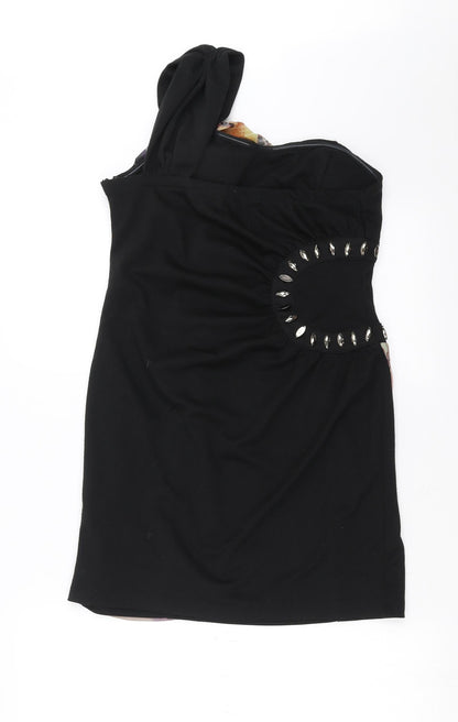 IZABEL Womens Black   Mini  Size L  - Abstract Design