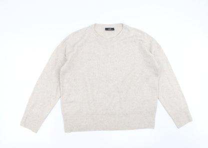 Womens UK Size L Wallis Beige Pullover Jumper