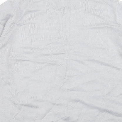 BM collection Womens Gold Geometric Knit Pullover Jumper Size M