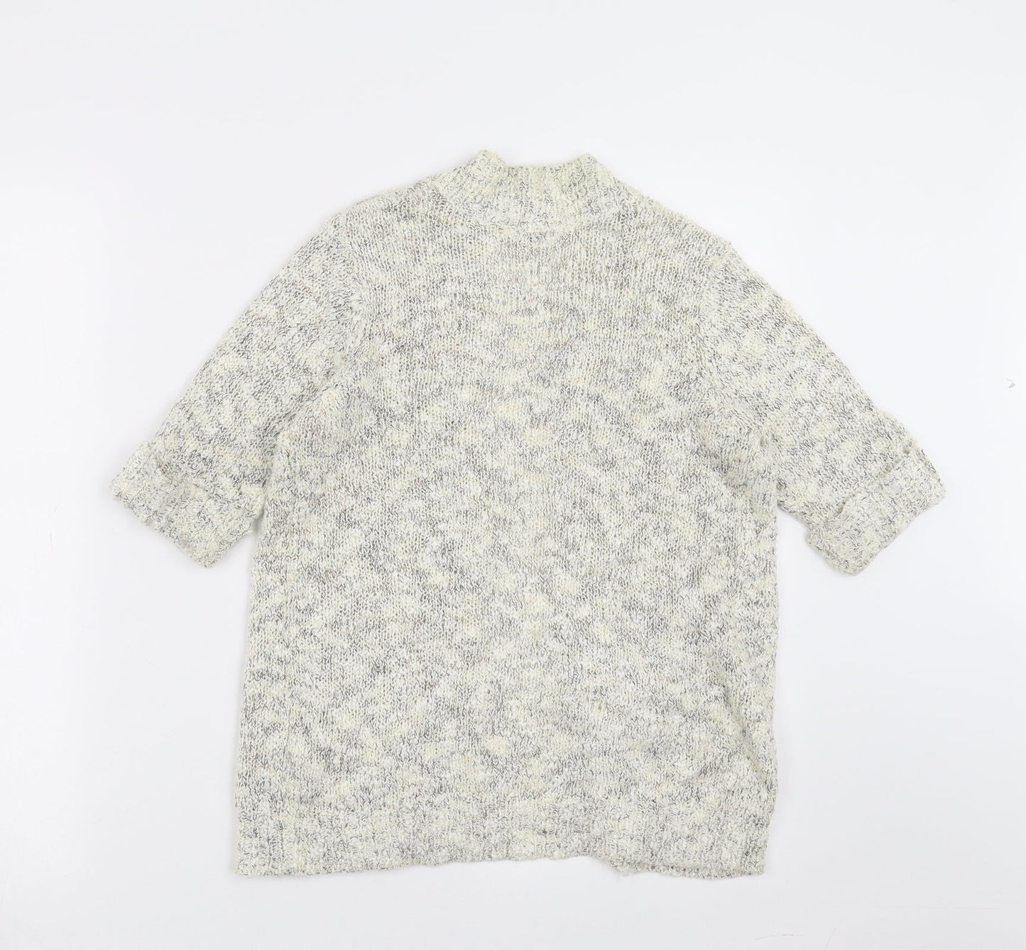 BHS Womens Beige  Knit Cardigan Jumper Size 8