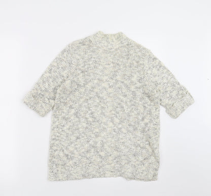 BHS Womens Beige  Knit Cardigan Jumper Size 8