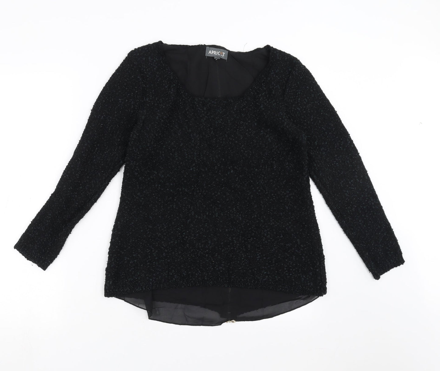 Apricot Womens Black   Pullover Jumper Size 10