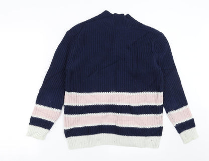 Womens UK Size XS Marks and Spencer Blue Pullover Jumper