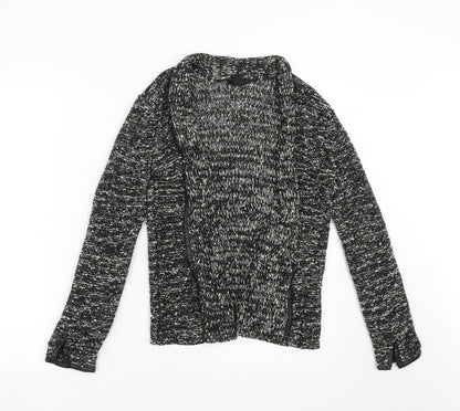 Womens UK Size XS H&M Black Cardigan Jumper