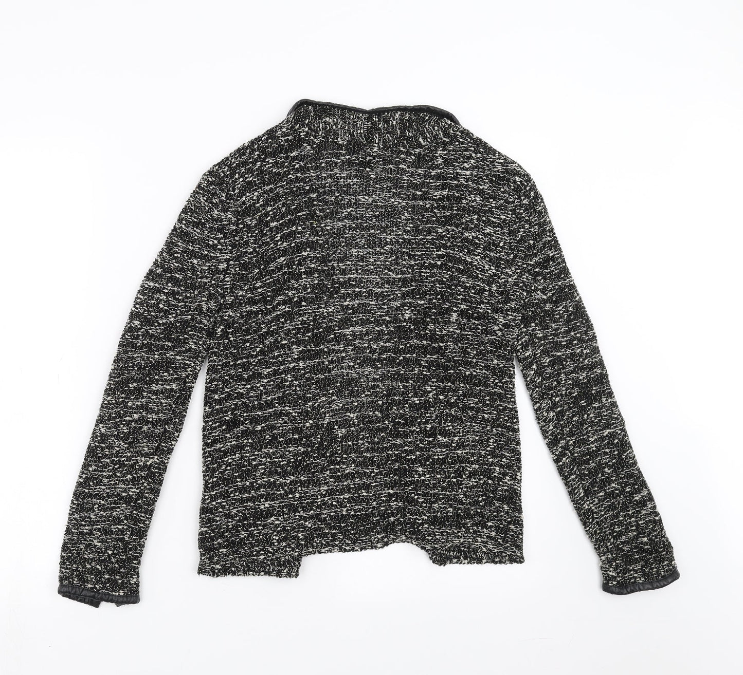 Womens UK Size XS H&M Black Cardigan Jumper