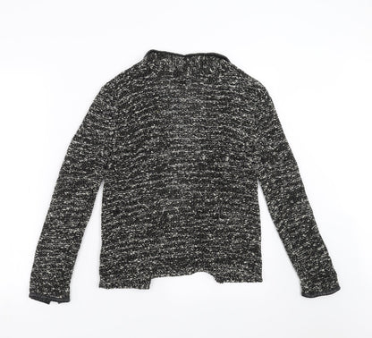 Womens UK Size XS H&M Black Cardigan Jumper