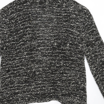 Womens UK Size XS H&M Black Cardigan Jumper