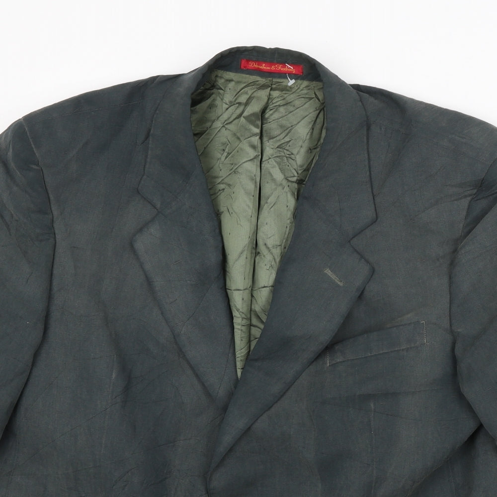 Mens UK Size XL Debenham & Freebody Regular Grey Suit Jacket