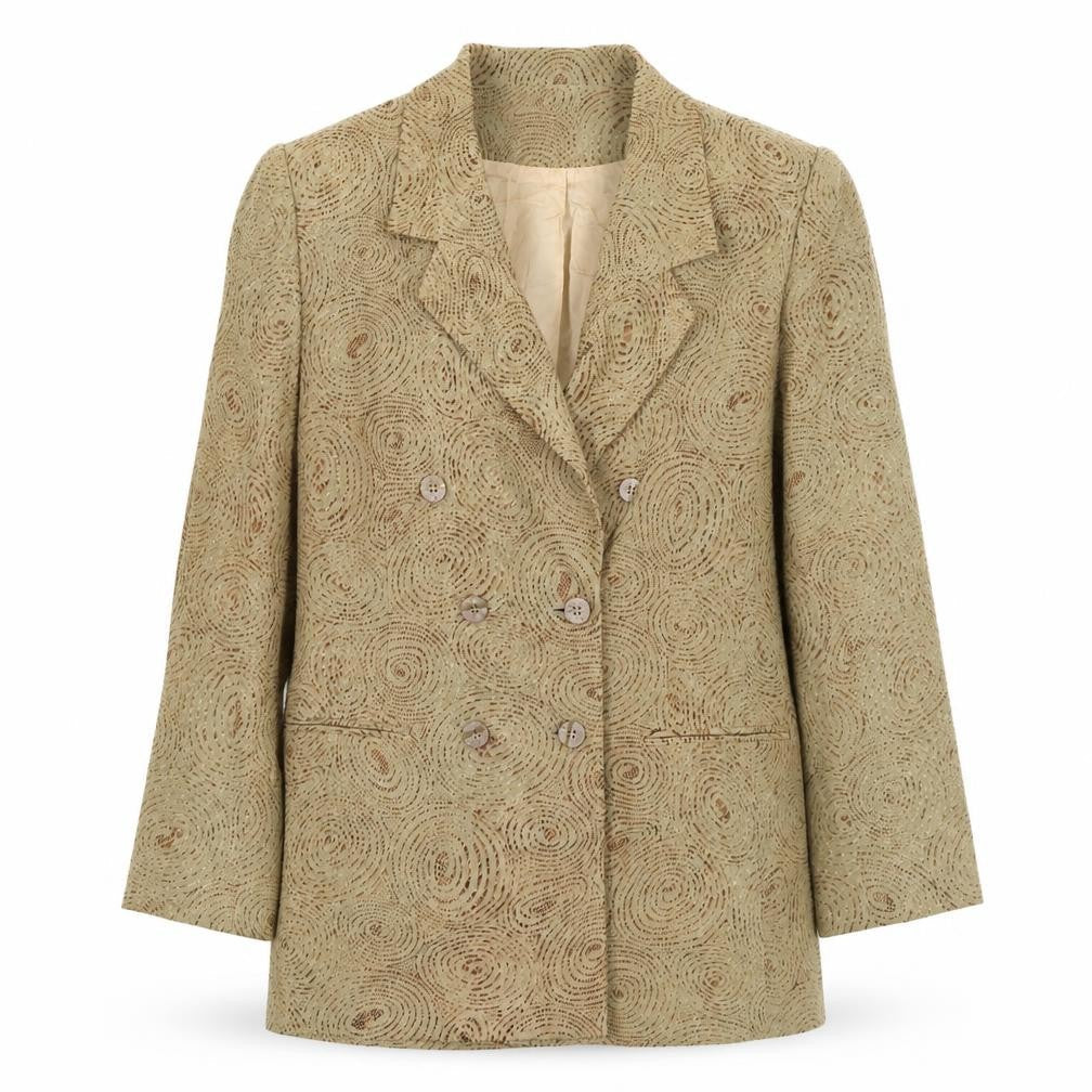 Mexican Gold Womens Gold   Jacket Blazer Size 14
