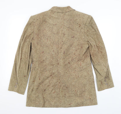 Mexican Gold Womens Gold   Jacket Blazer Size 14