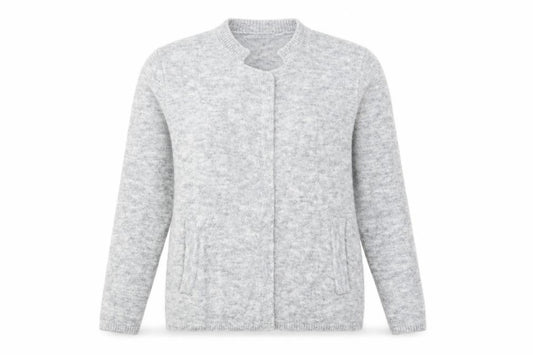 Breal Womens Grey   Wrap Jumper Size 16