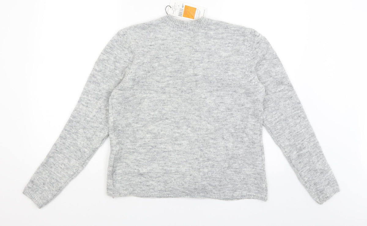Breal Womens Grey   Wrap Jumper Size 16