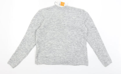 Breal Womens Grey   Wrap Jumper Size 16