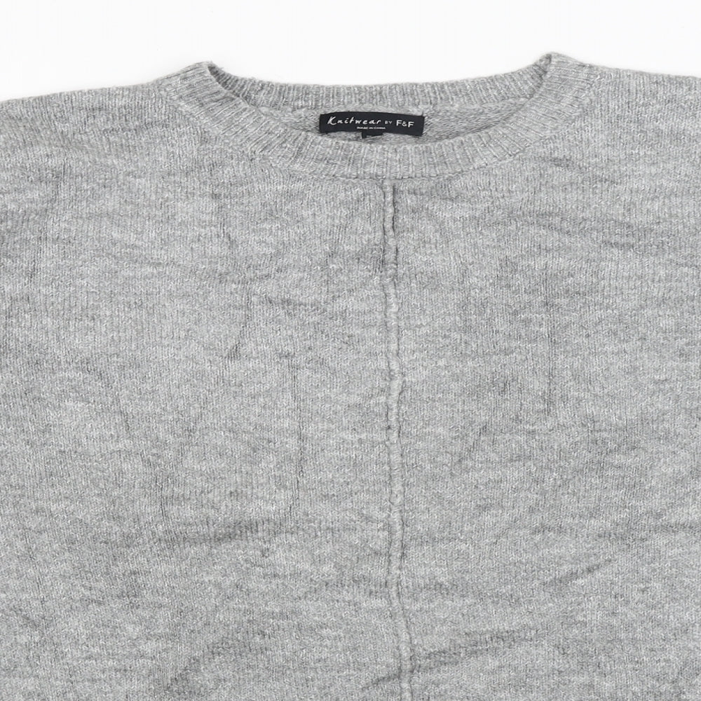 F&F Womens Grey   Pullover Jumper Size 14