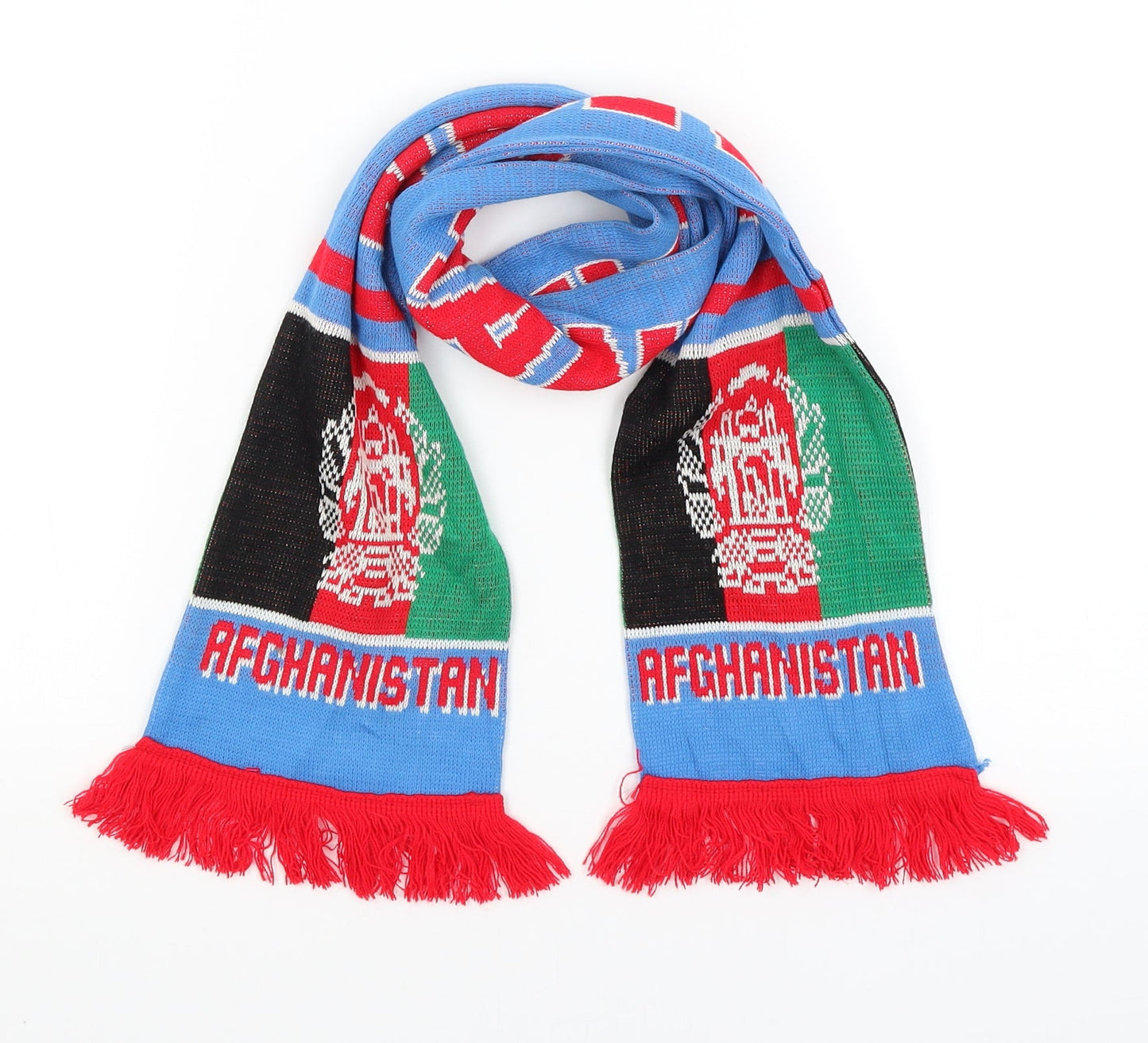 Preworn Mens Blue   Scarf  One Size  - Afghanistan