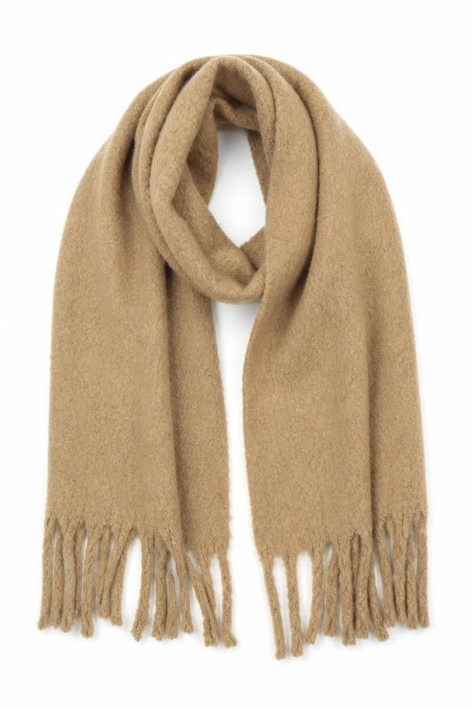 Front view of Primark unisex brown shawl/wrap