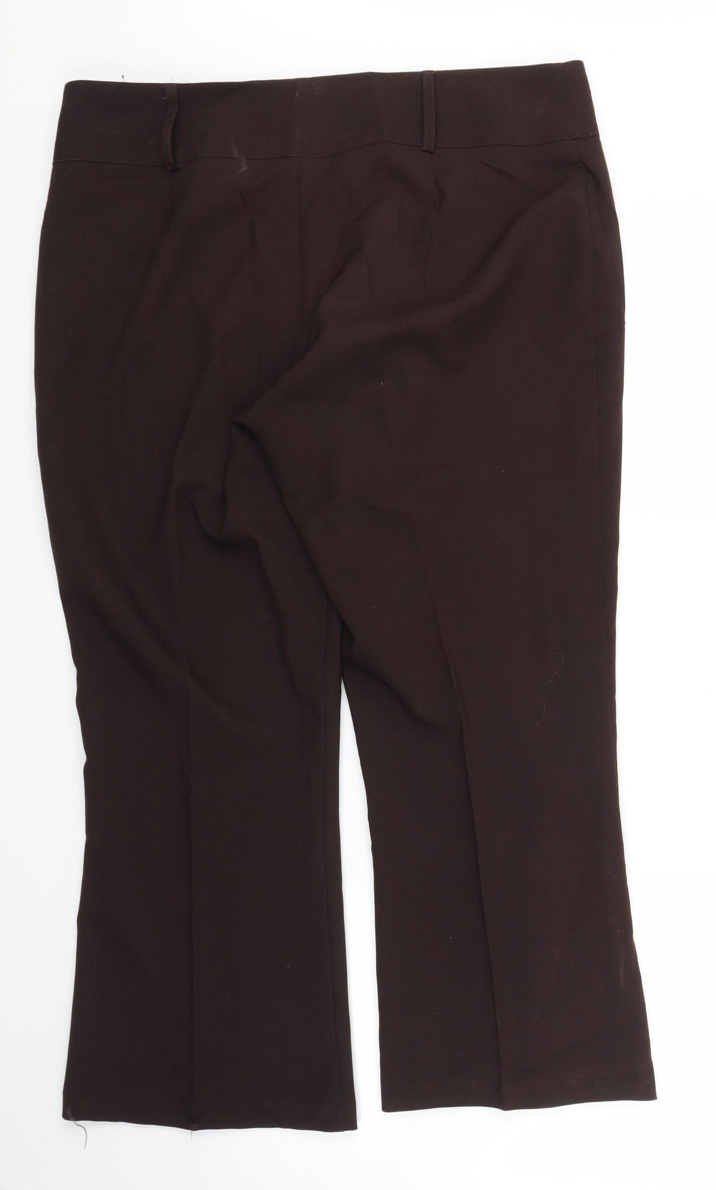 Matalan Womens Brown   Trousers  Size 16 L24 in