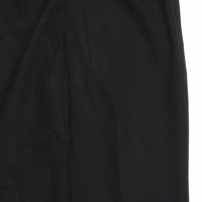 Womens UK Size 12 m&s Regular Fit  Black Trousers