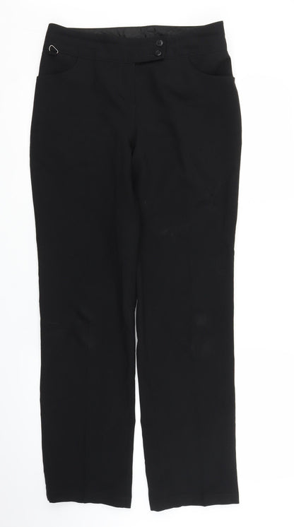 Class Club Womens Black   Trousers  Size 10 L28 in