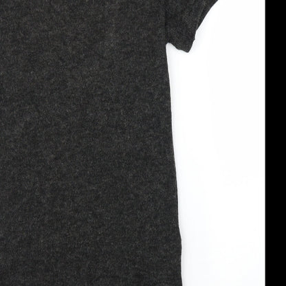 Iska Womens Grey   Tunic Blouse Size M